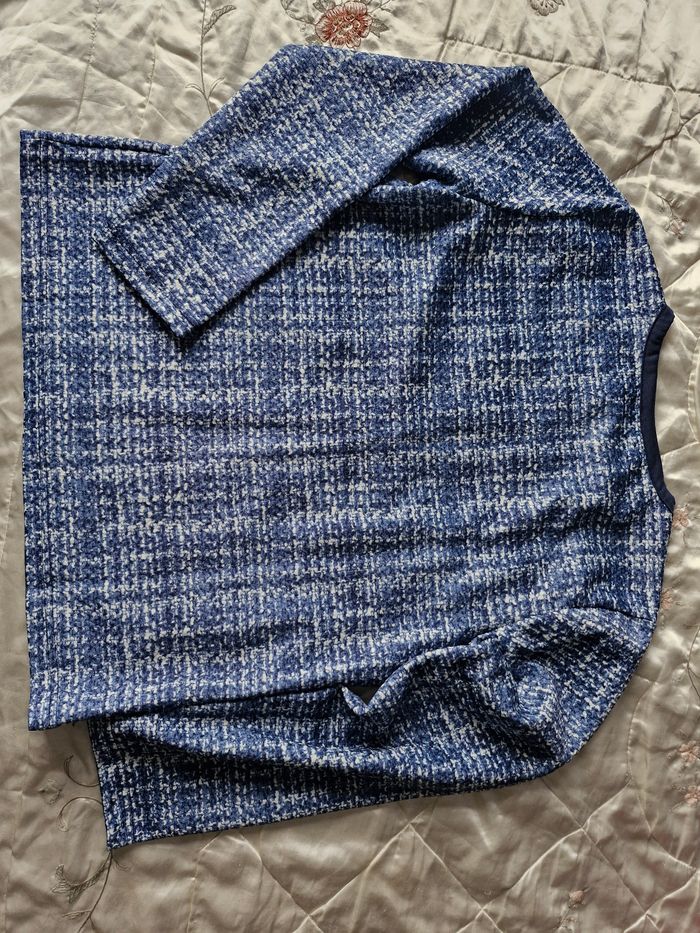 Magnifique veste effet tissé, à franges - photo numéro 7