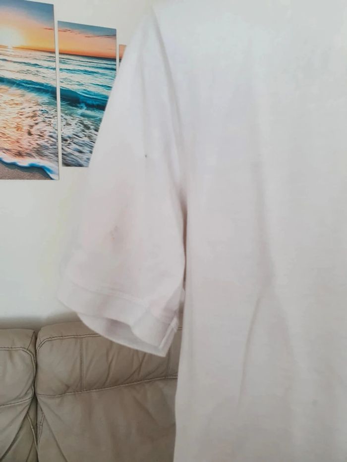 Polo blanc livergy taille L 40 homme en coton - photo numéro 4