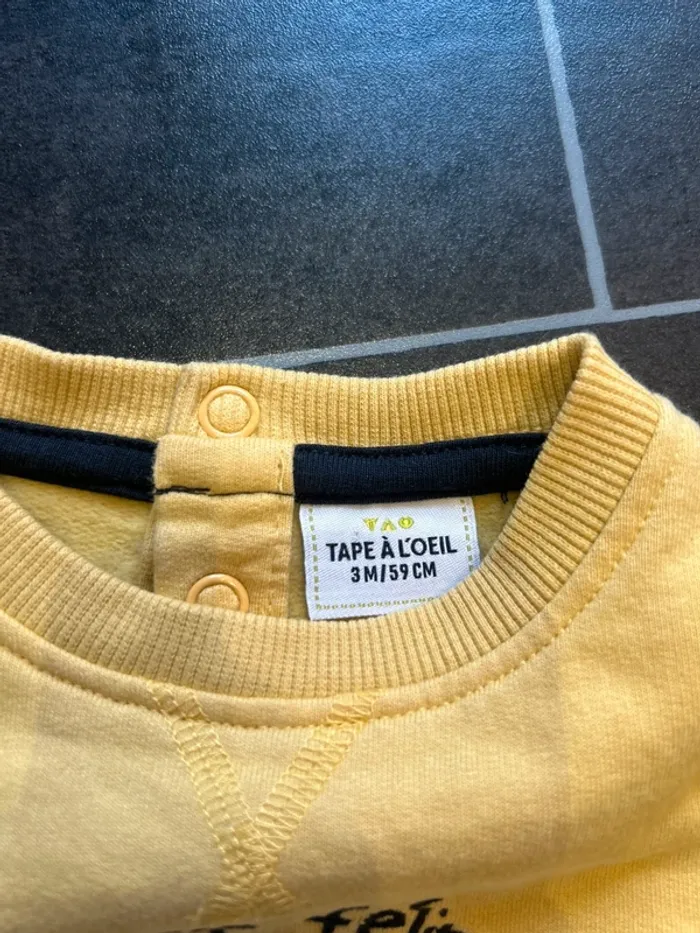 Pull jaune - photo numéro 3