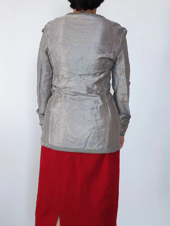 Gilet argenté Emanuel Ungaro – Collection Paris – T42 - photo numéro 2