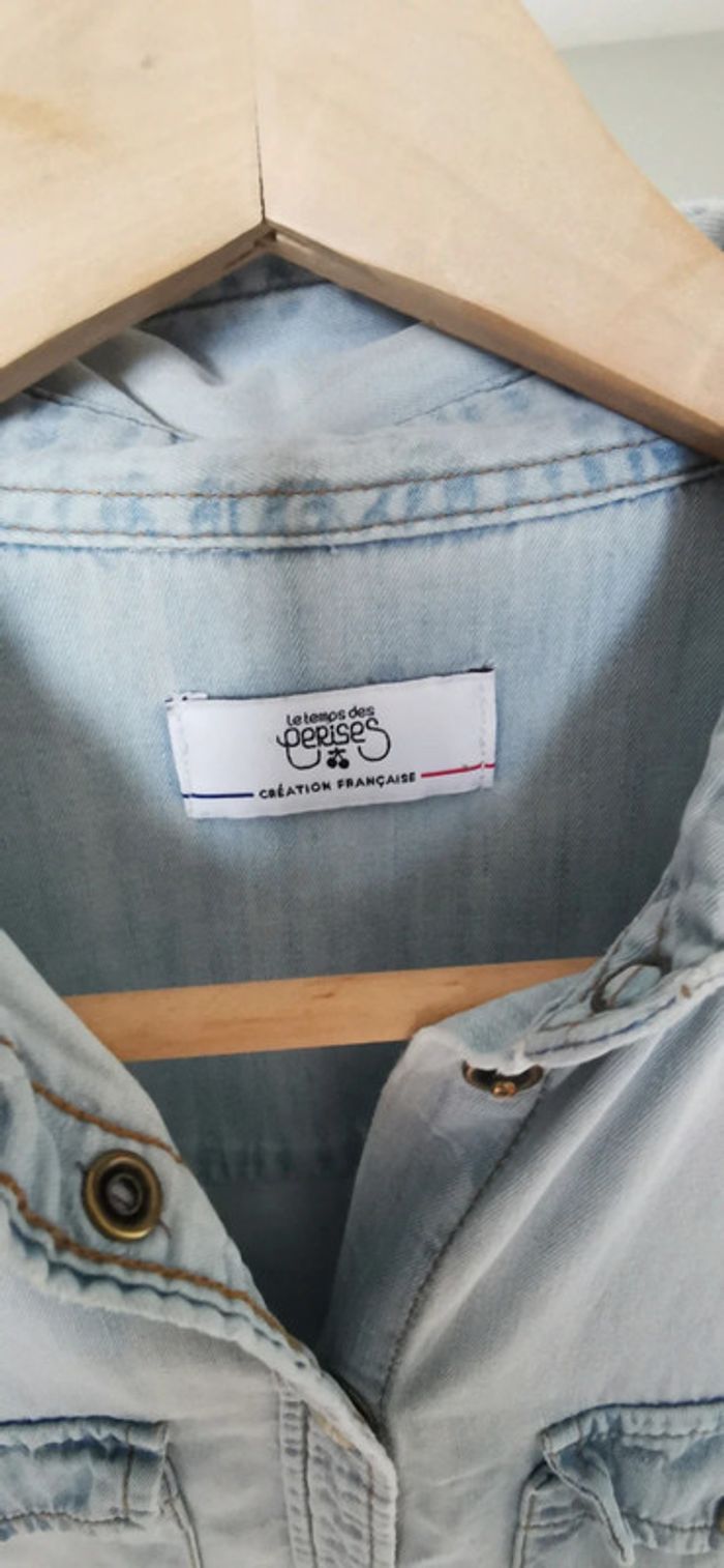 Chemise en jean taille S - photo numéro 2