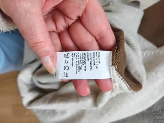 Pull IZOD homme col zippé | Motif losanges (argyle) | 100% coton | Taille M | Très bon état - photo numéro 4