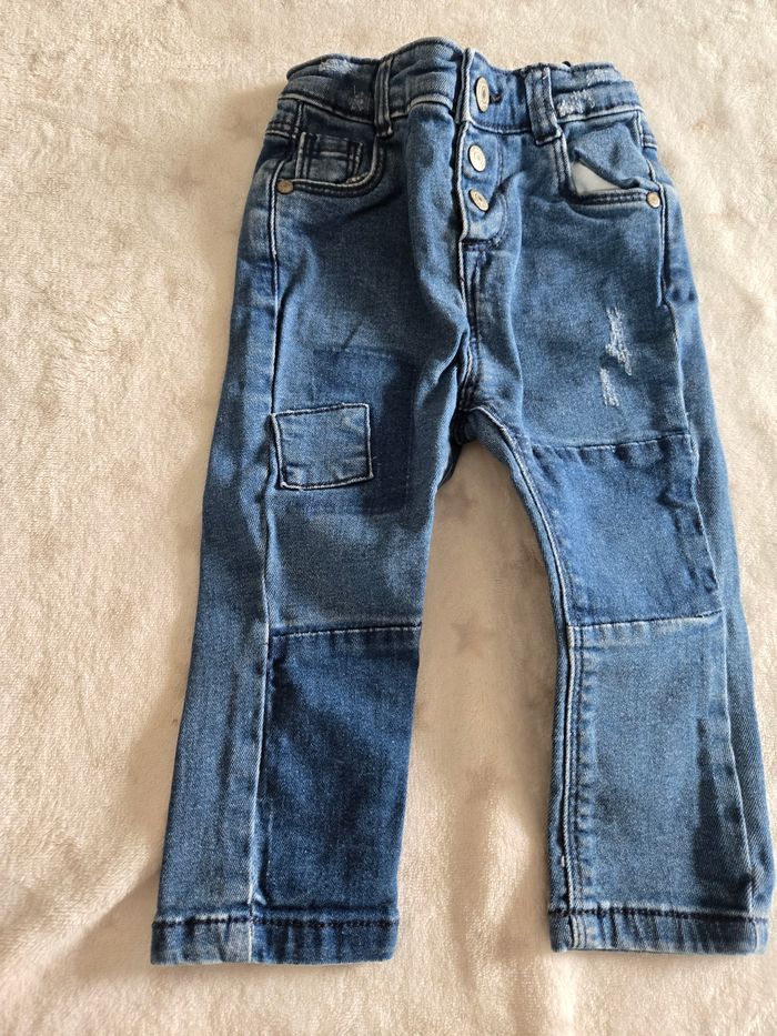 Lot de 7 jeans garcon 9 mois - photo numéro 6