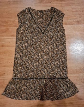 Robe casual IKKS Jaune et Noir en super état en taille L