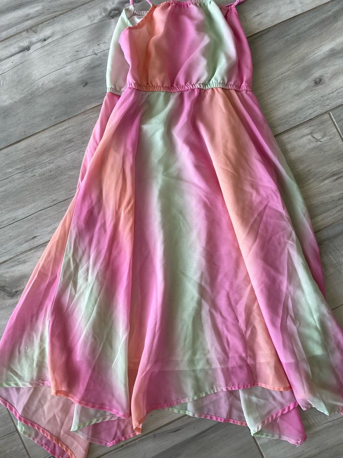 Robe à bretelles T 8-9 ans H&M multicolore - photo numéro 3