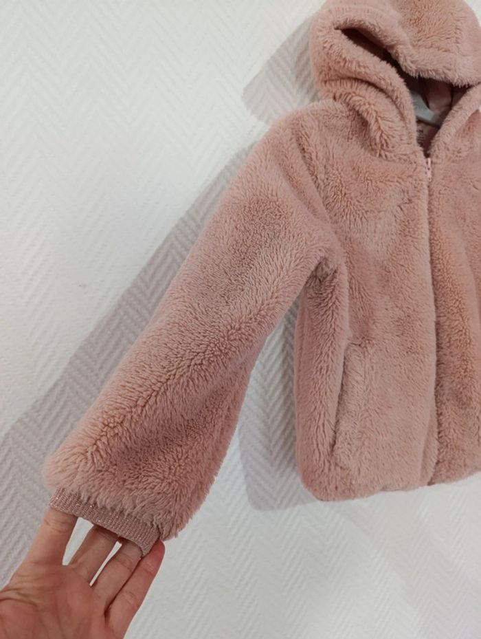 Veste toute douce rose Kiabi 8 ans - photo numéro 2