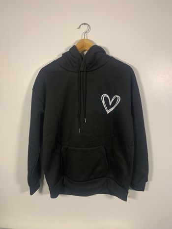 Sweat à capuche noir 