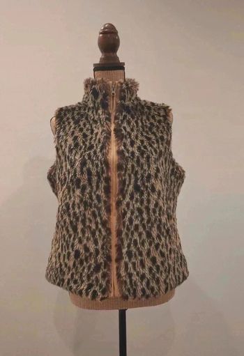 50 € Veste sans manches vintage Imprimé léopard (taille 42)
