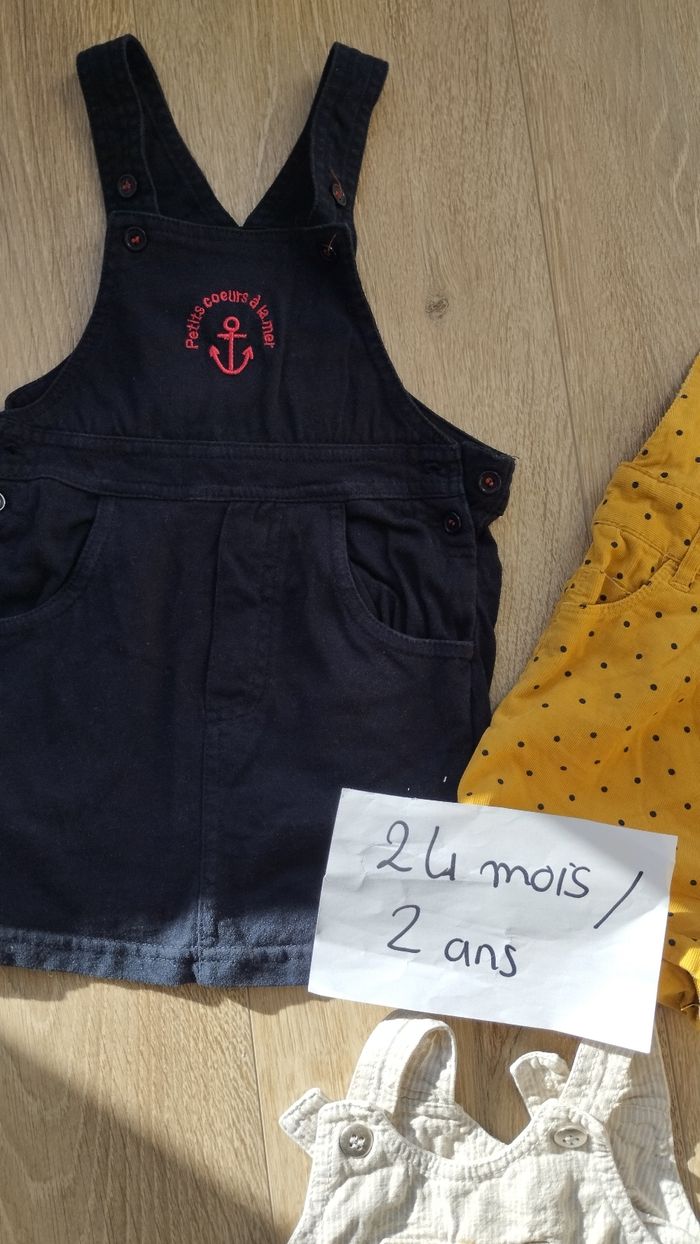 Lot de 3 salopettes 24 ois - photo numéro 2