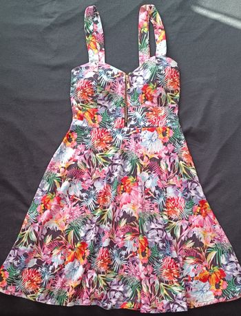 Robe courte multicouleur taille S neuve