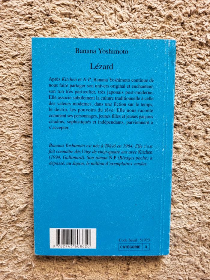 Livre Lézard de Banana Yoshimoto - photo numéro 2