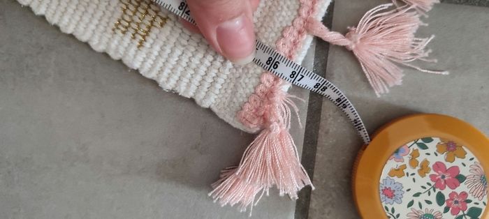 Tapis rose et doré - photo numéro 3