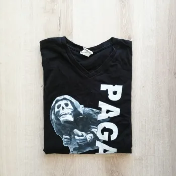 Pagan BZH T-Shirt Geek Noir Homme Exclusif Death Metal Festival Bretagne Breizh (Taille L)