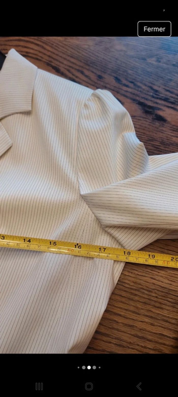 Jolie Blazer blanc lignée by Steps taille 38 - photo numéro 11