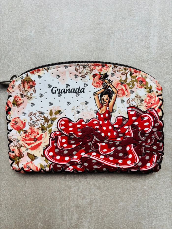 Joli porte monnaie flamenco Grenade neuf - photo numéro 2