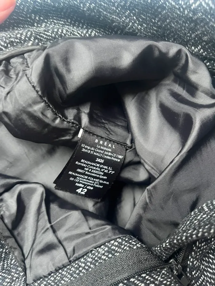 Short à motif noir et blanc Breal - photo numéro 7