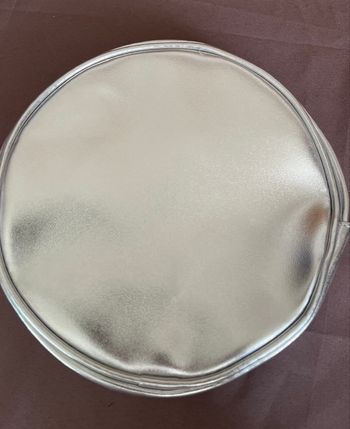  Trousse à maquillage ou autre ronde argenté by Terry 