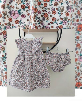 24 mois 2 ans robe été + bloomer