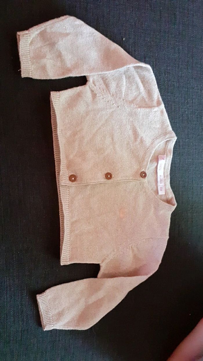 Boléro gilet court pailleté - photo numéro 2