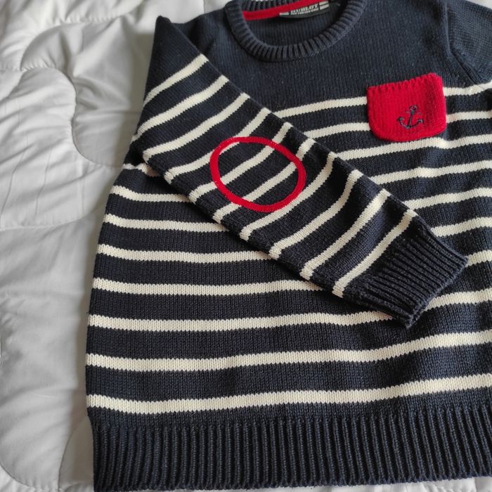 Pull marine taille 10 ans Hublot - photo numéro 4