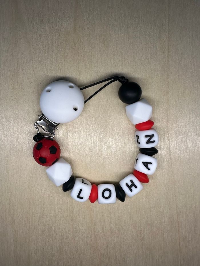 Attache tétine anneau de dentition porte clés - photo numéro 2