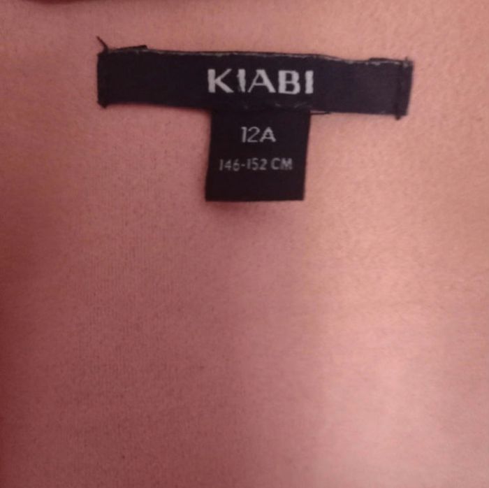 Veste effet daim 12 ans rose saumon Kiabi - photo numéro 3
