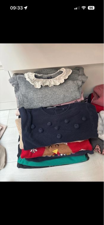 Lot de pull bébé 