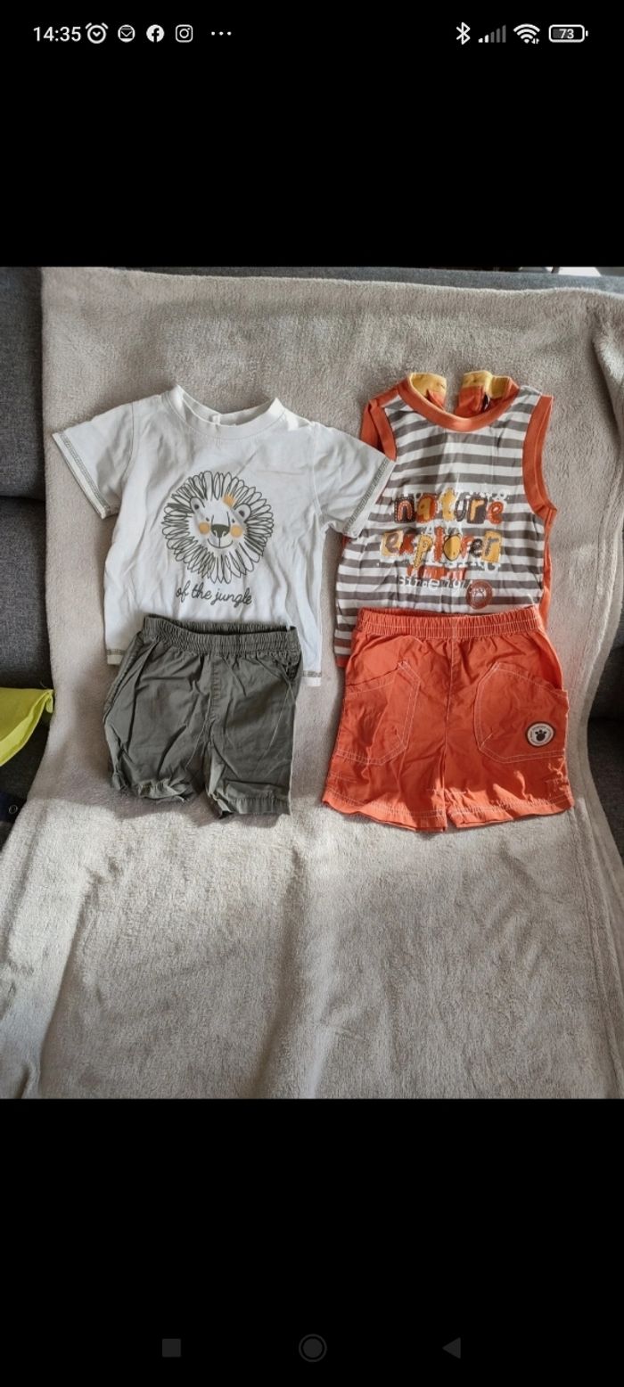 Lot vêtements été 12 mois