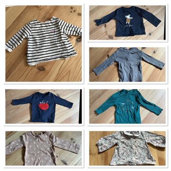 Lots 7 maillots manches longues