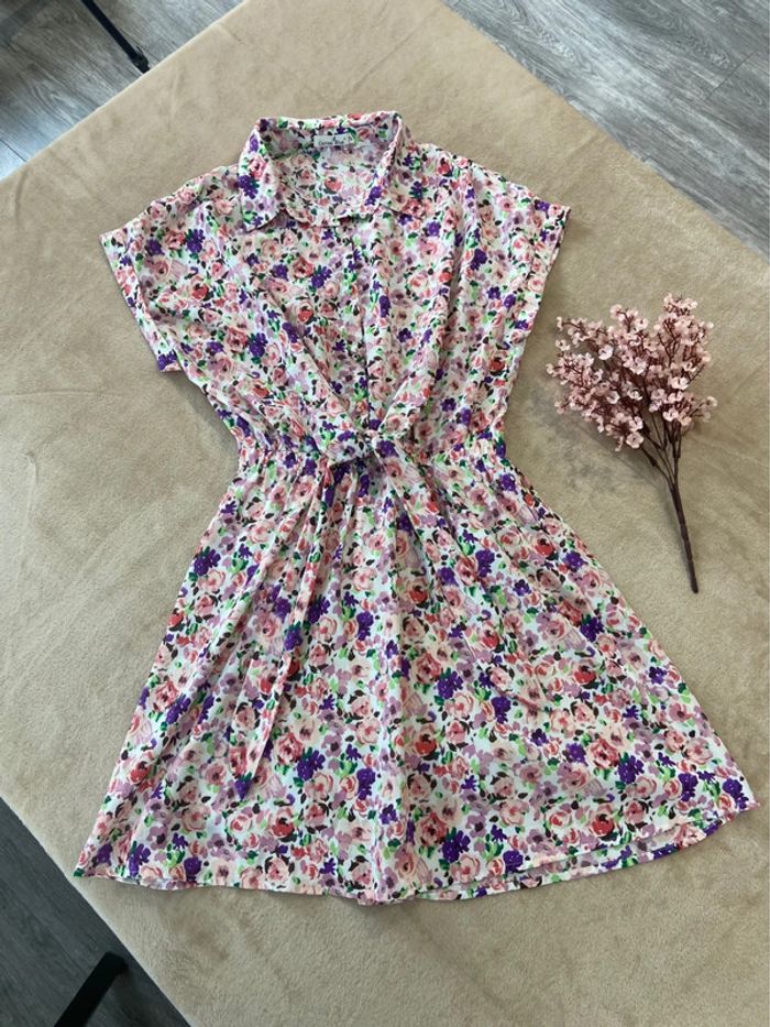 Robe été fleurie femme S