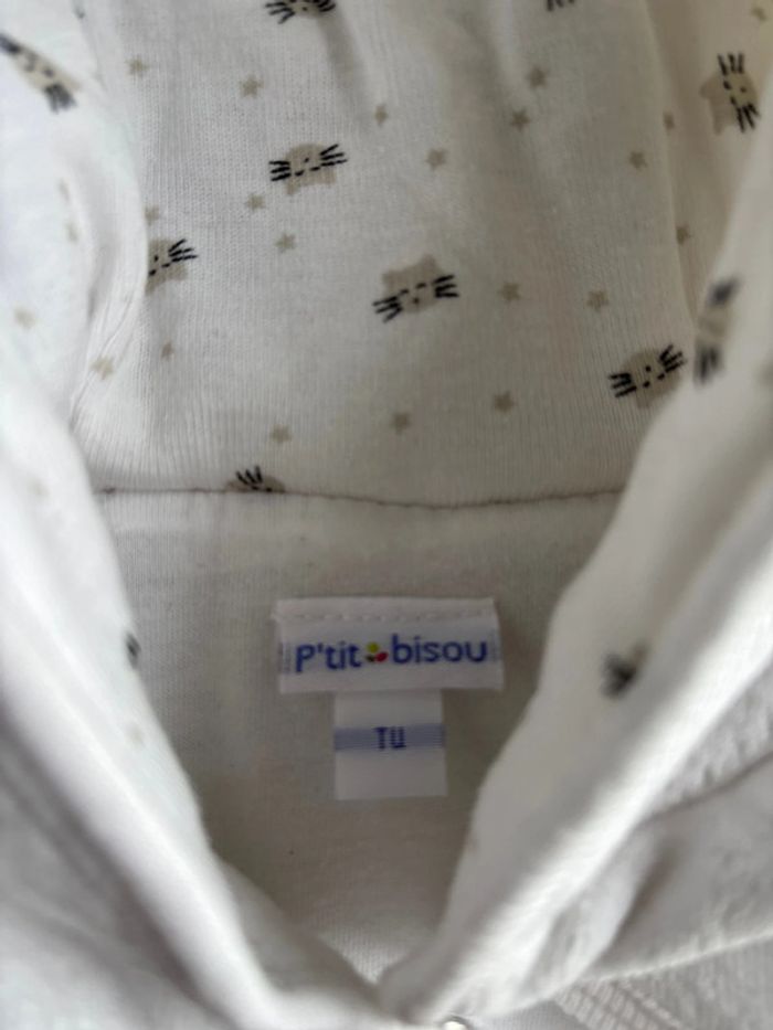 Veste gilet P’tit bisou T.U 3-6 mois - photo numéro 6