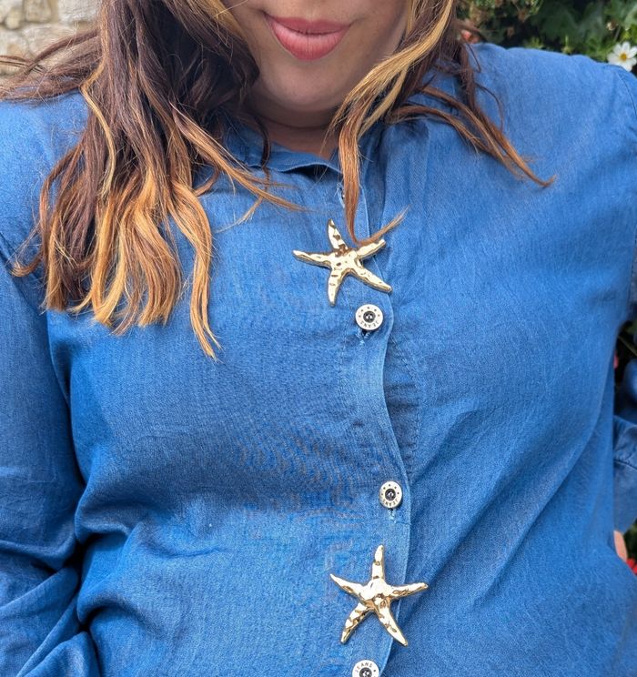 Chemise jean tencel Albi matière fluide
TU - photo numéro 3