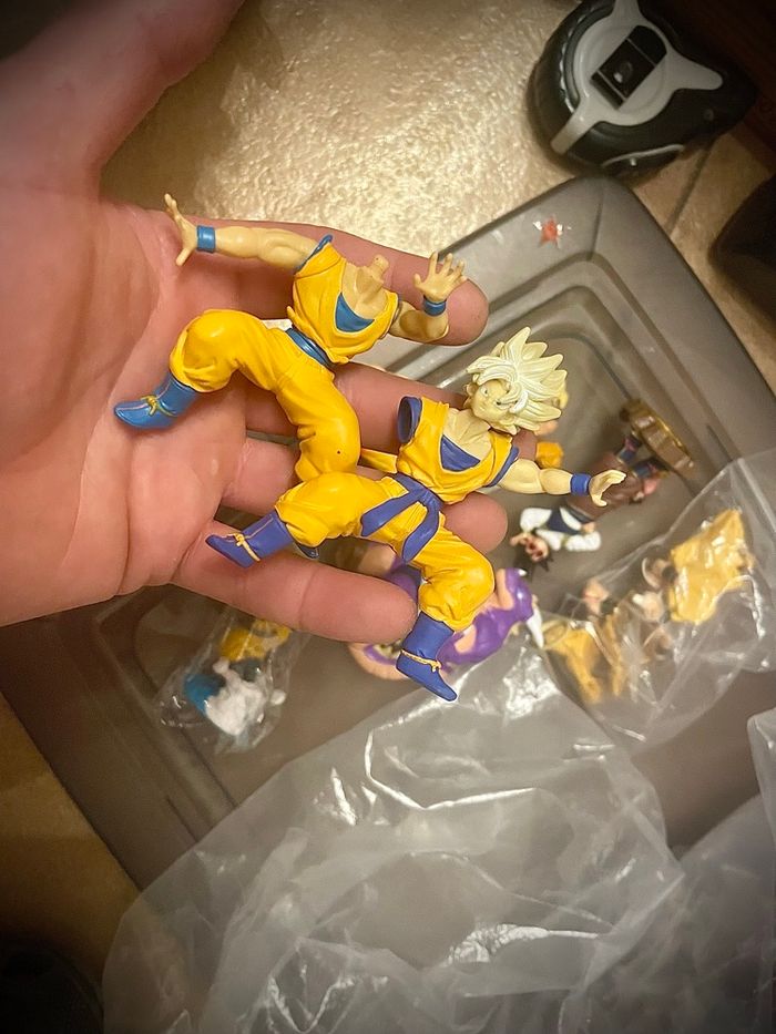 Figurine dragon ball gashapon hg Goku