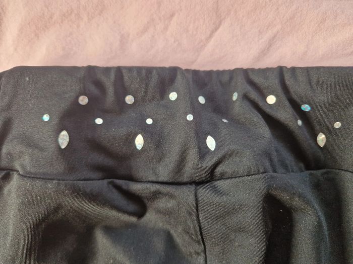 Legging de danse fille Décathlon noir brillants 113-122 cm - photo numéro 3