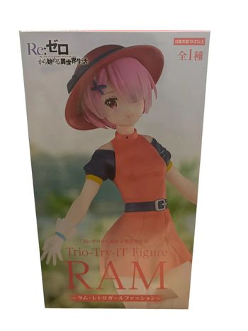 Figurine Re:Zero Starting Life in Another World Trio-Try-it Ram Retro Style 22 cm FuRyu neuf