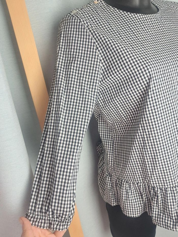 Balzac blouse vichy T.36/38 en tbe - photo numéro 5