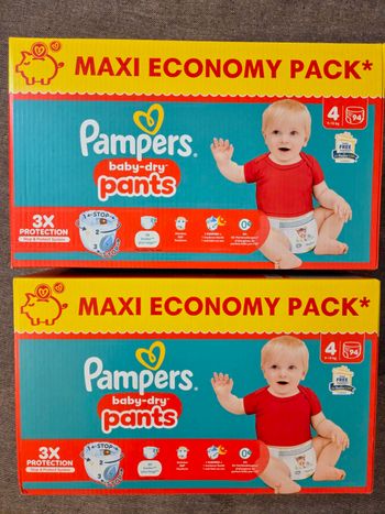 Lot couches pampers pants taille 4