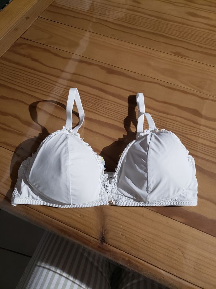 Soutien-gorge blanc Rougegorge
