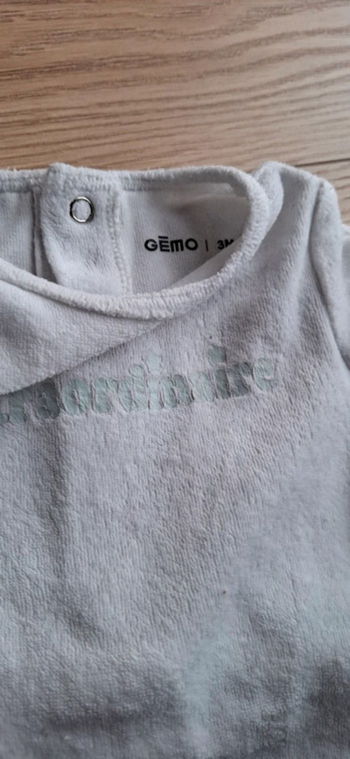 Lot de 3 pyjamas Gemo 3 mois - photo numéro 6