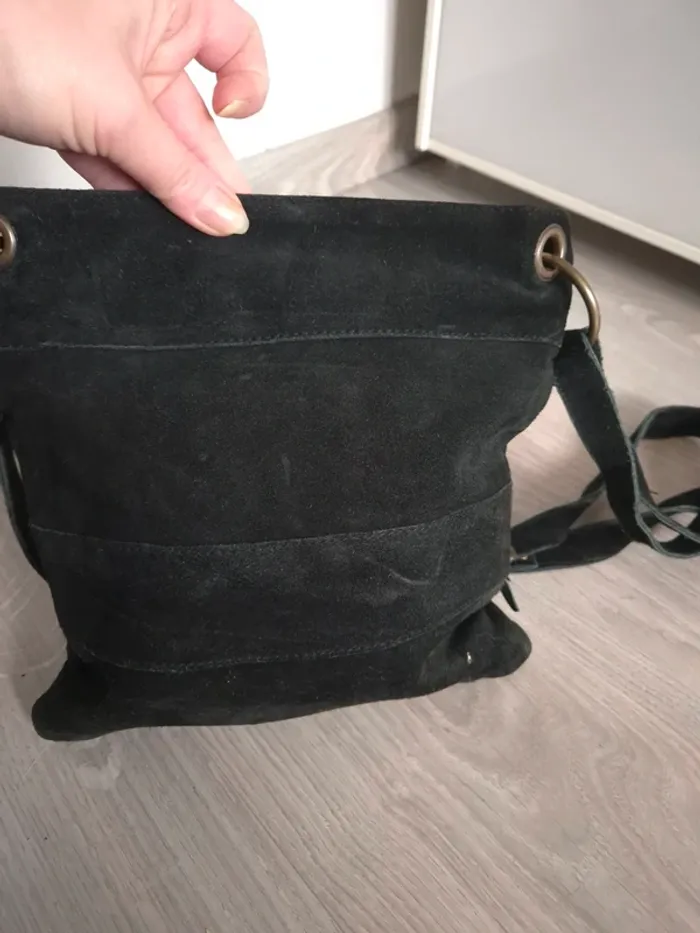 Sac bandoulière en cuir Tissaia - photo numéro 3