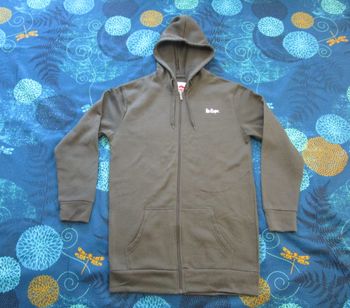 Sweat à capuche veste zippée homme Lee Cooper Taille S Kaki (P151)