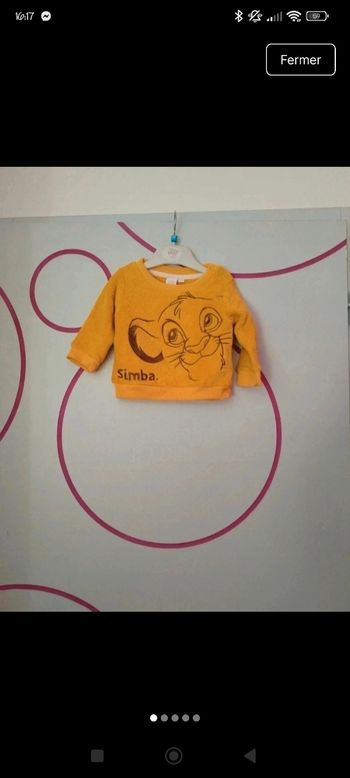 Pull Disney 6 mois b1 