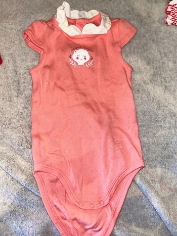 Body Sergent Major fille – 6 mois (rose coton doux)