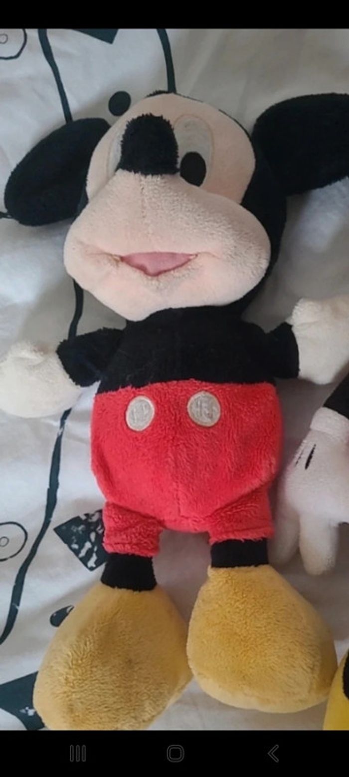 Peluches minnie et mickey - photo numéro 2