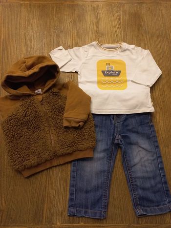 Ensemble bébé garçon 6-9 mois – prêt pour explorer le monde avec style et douceur !