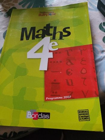 Maths 4e Bordas