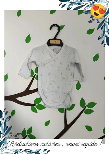 Body manches longues 1 mois