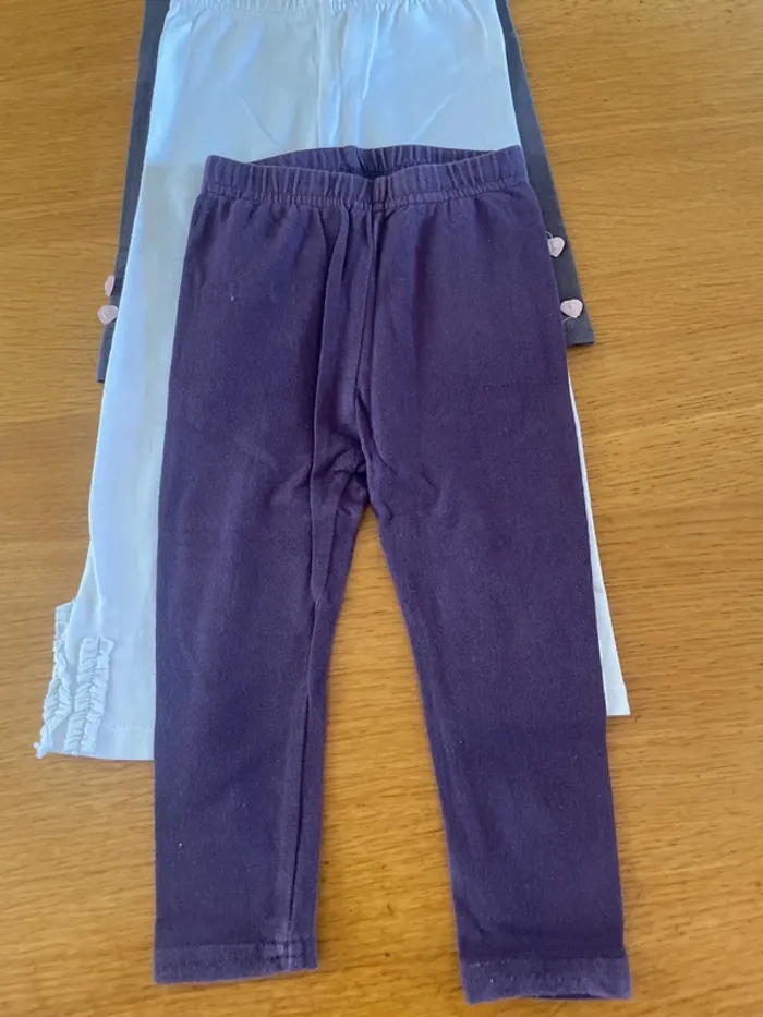 Lot 4 legging fille 18 mois - photo numéro 4