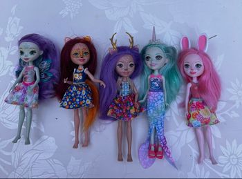 Lot de 5 Poupées Enchantimals
