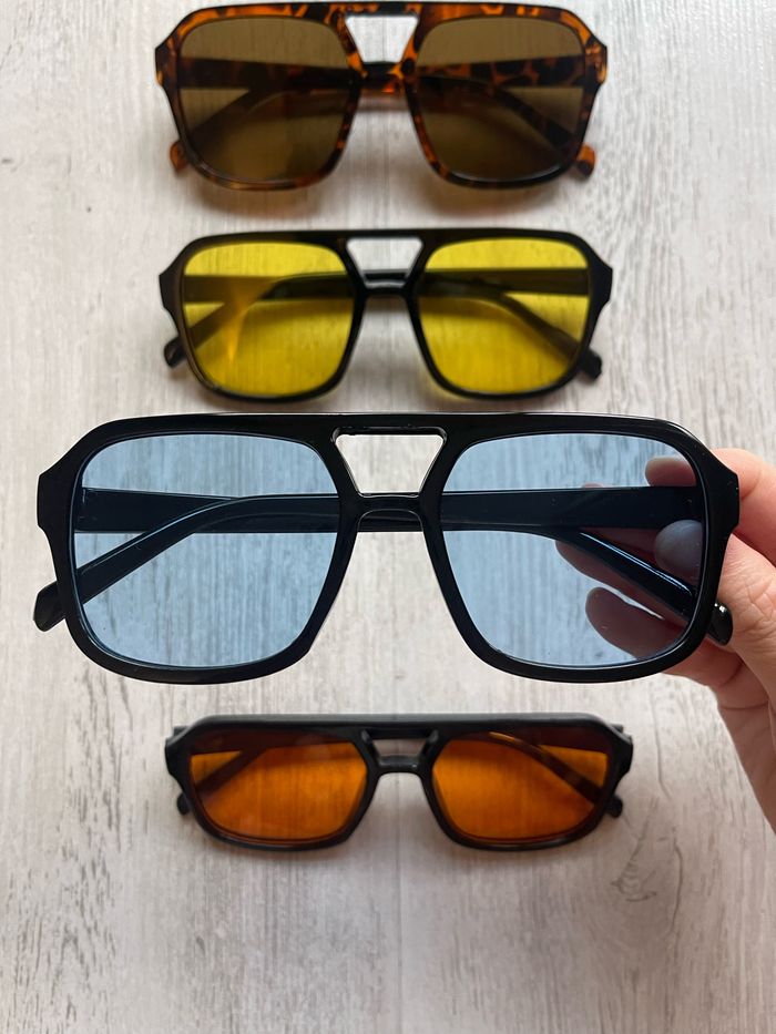 Lot de 5 lunettes de plage, lunettes de style, lunettes de mode - photo numéro 5